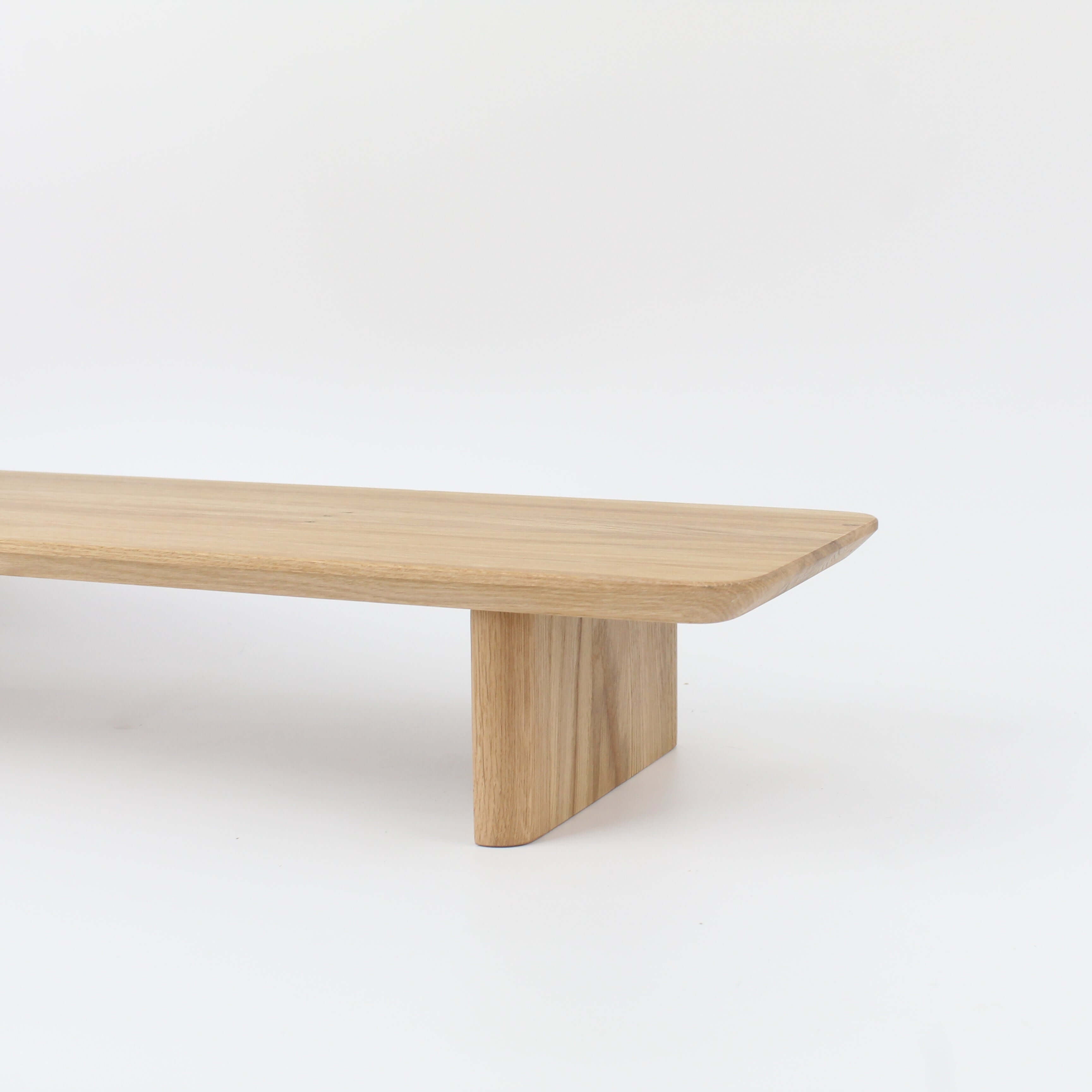 Desk Shelf - Oak in a modern design for workspace organization and storage.