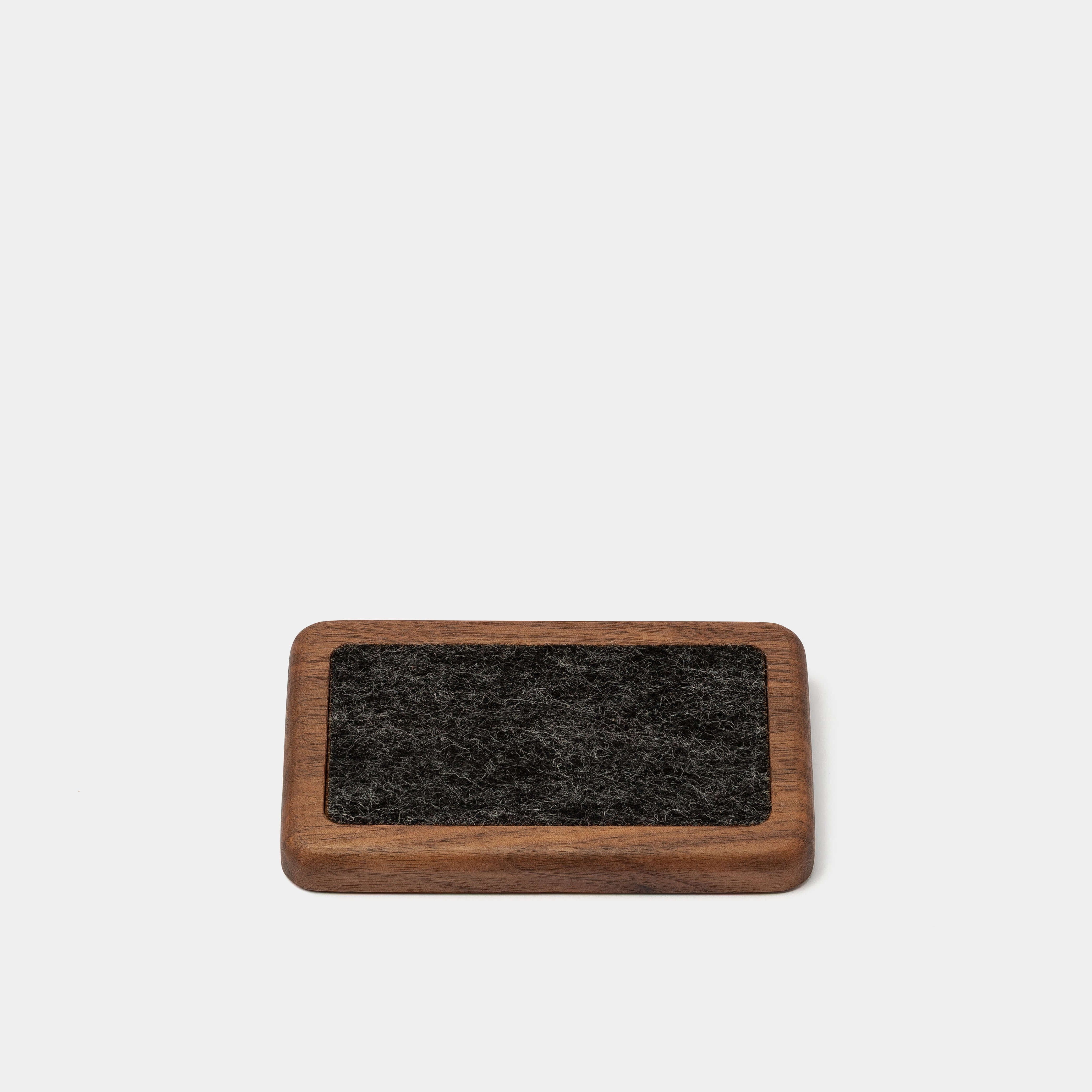 Mouse Wrist Rest - Walnut ergonomic support for comfortable computing.