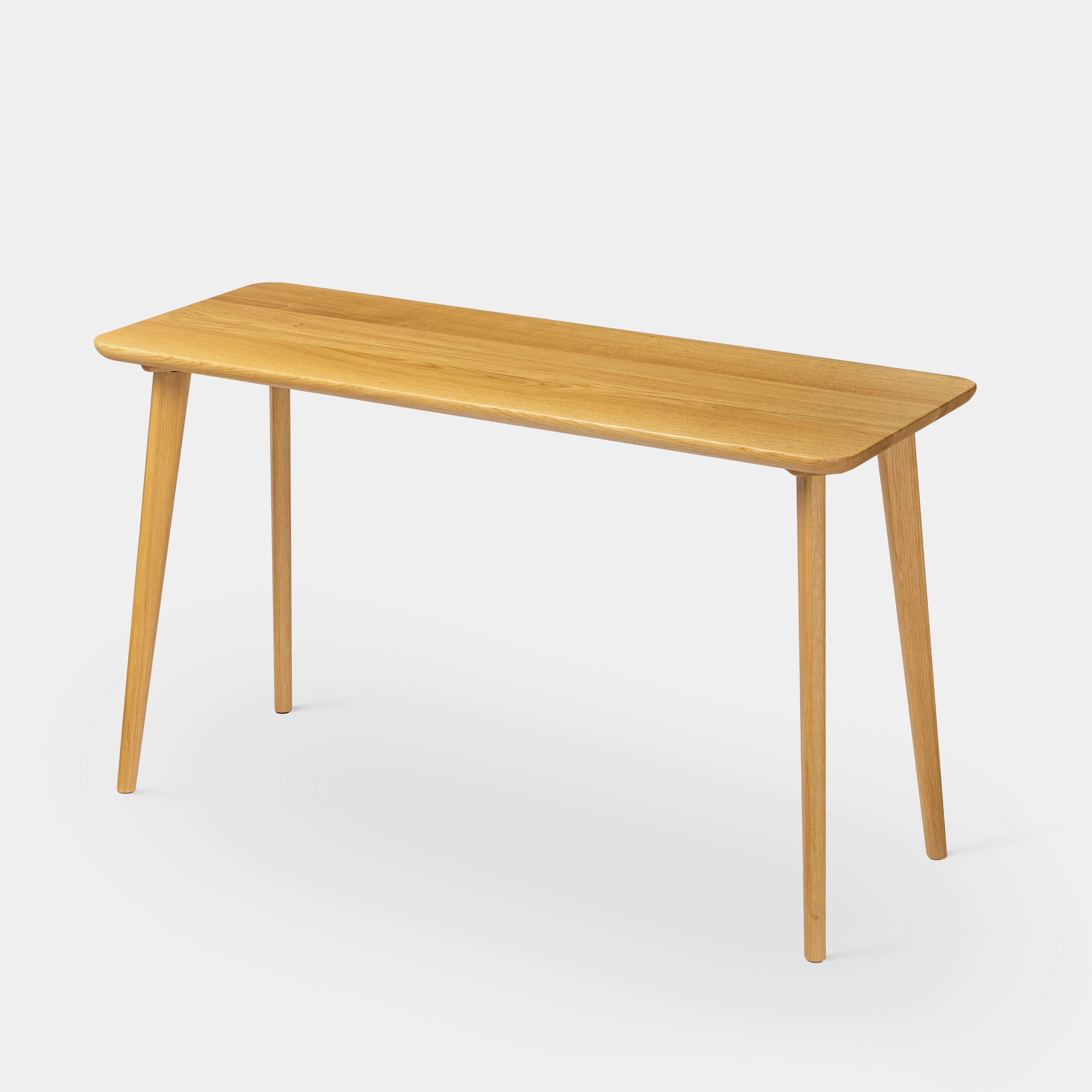 Handcrafted Desk ORIGIN in solid wood with minimalist design and stable surface for workspace.