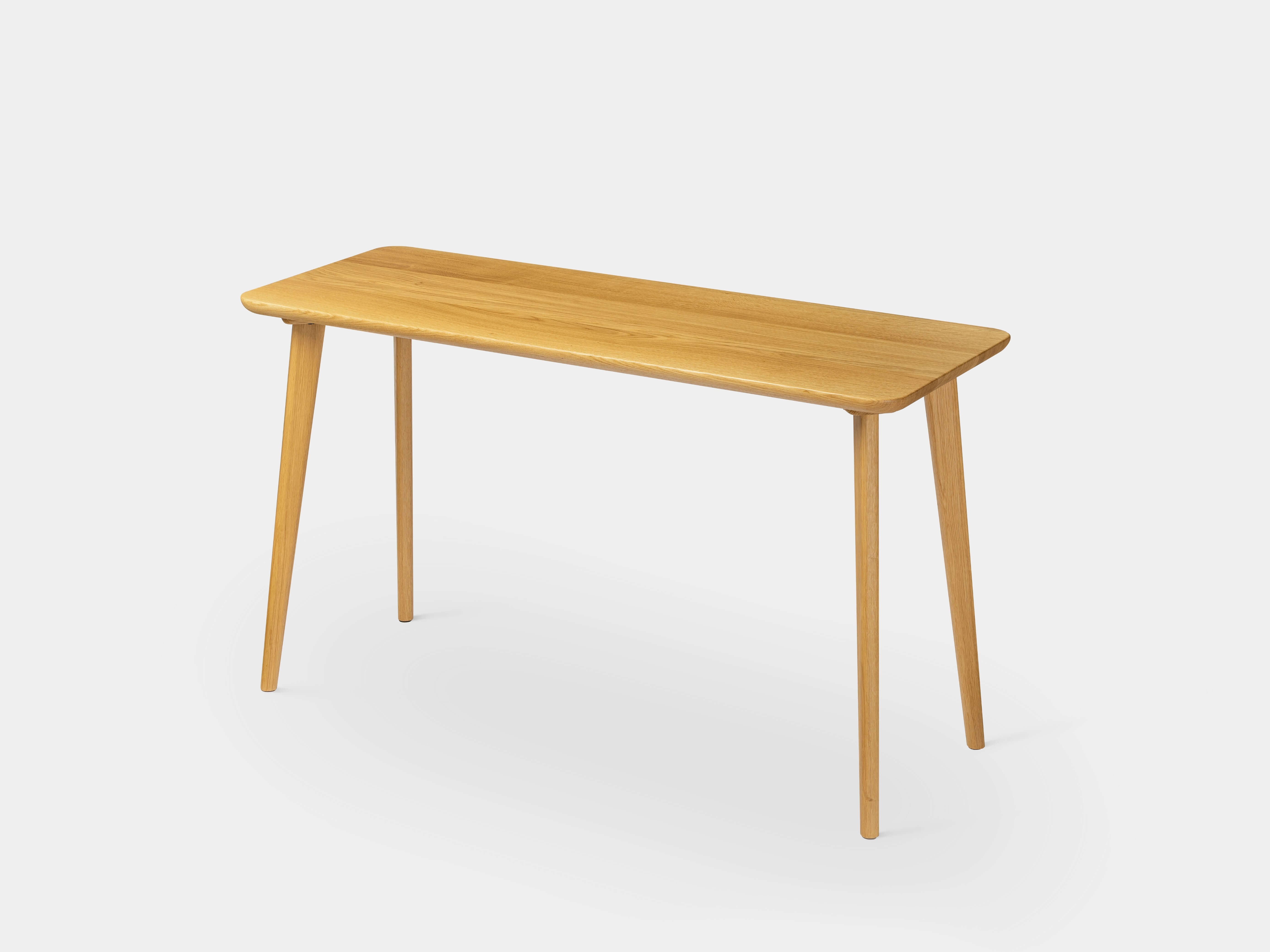 Handcrafted Desk ORIGIN in solid wood with minimalist design and stable surface for workspace.
