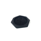Geometric Wooden Tray made of black oak with soft felt lining, perfect for organizing jewelry and desk accessories.